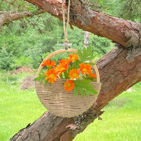 마끈마크라메 가을꽃걸이 만들기 - 1인세트