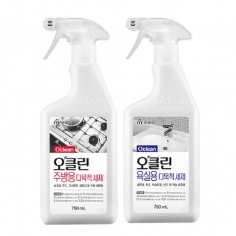 오클린 다목적세제(욕실/주방) 750ml x 6개