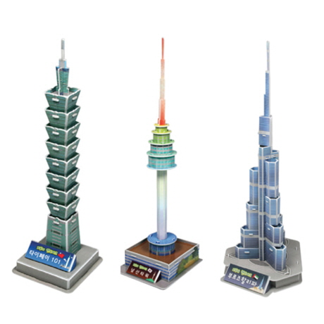 [크래커플러스] 24000 3D 입체퍼즐_세계의 건축물 LED시리즈